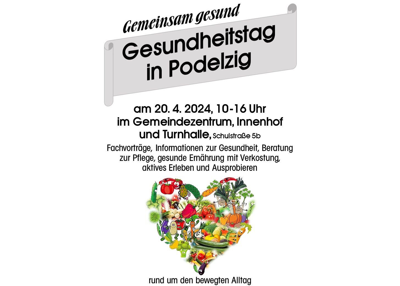 Gesundheitstag in Podelzig - Wir sind vor Ort