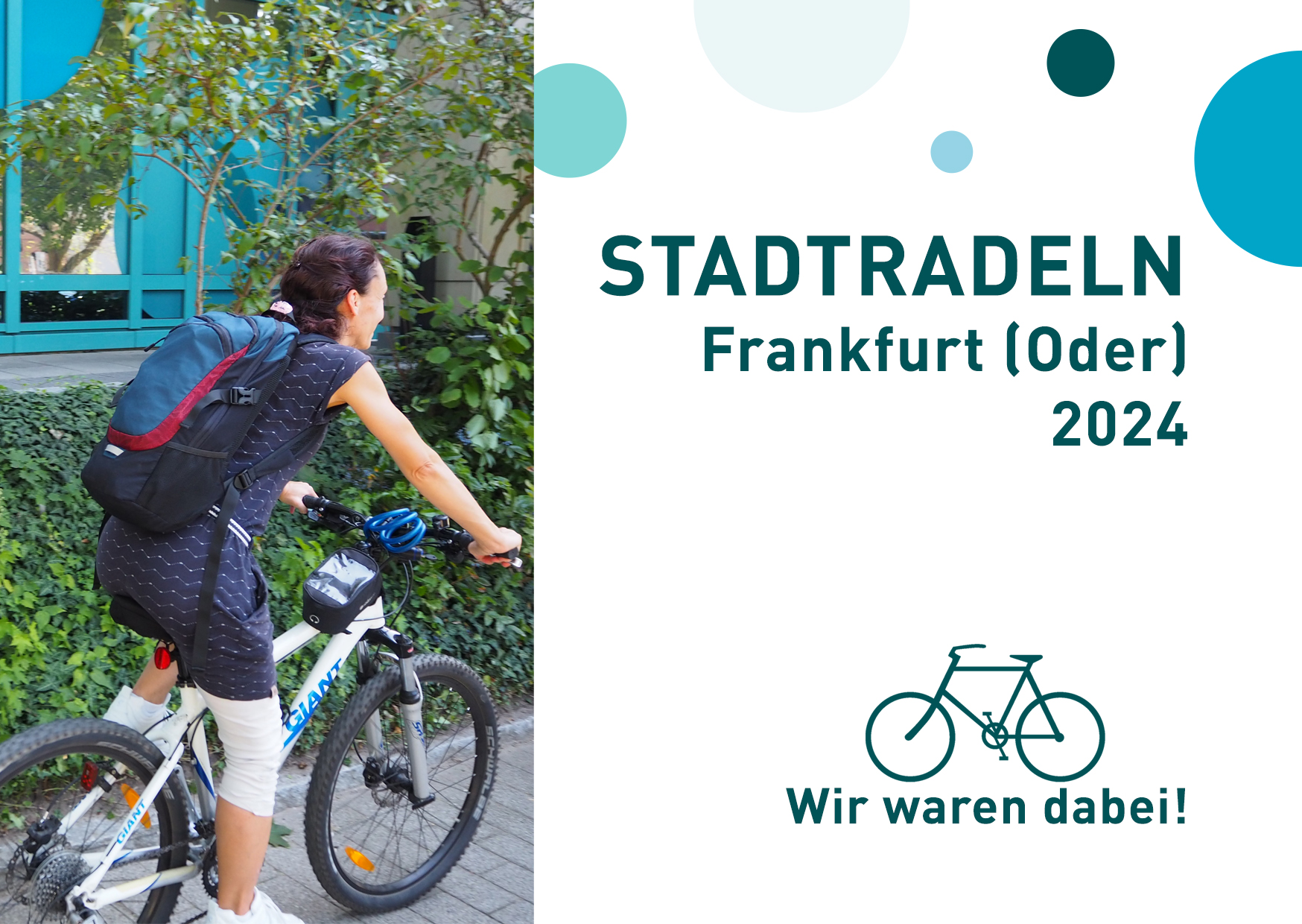 Gemeinsam für ein besseres Klima - Stadtradeln 2024