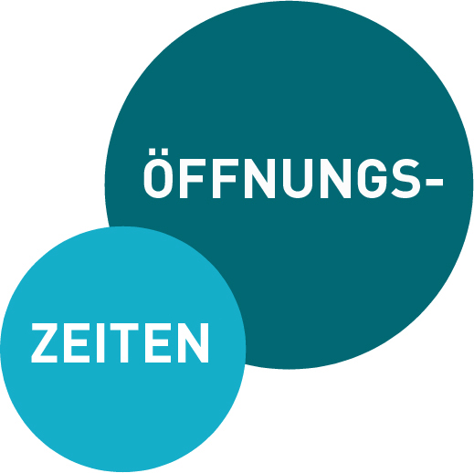 Illustration mit Wort Öffnungszeiten