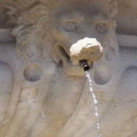 L&ouml;wenkopf als Wasserspeier
